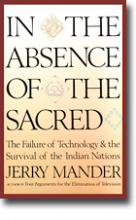 Cover jacket of In the Absence of the Sacred